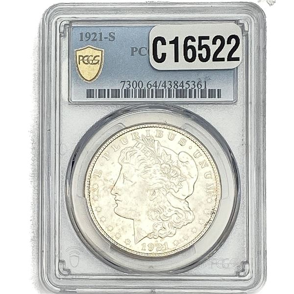 1921-S Morgan Silver Dollar PCGS MS64