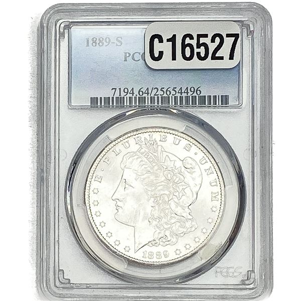 1889-S Morgan Silver Dollar PCGS MS64