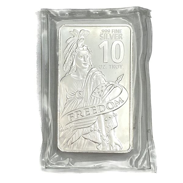 Freedom 10 oz Silver Bar