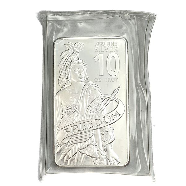 Freedom 10 oz Silver Bar