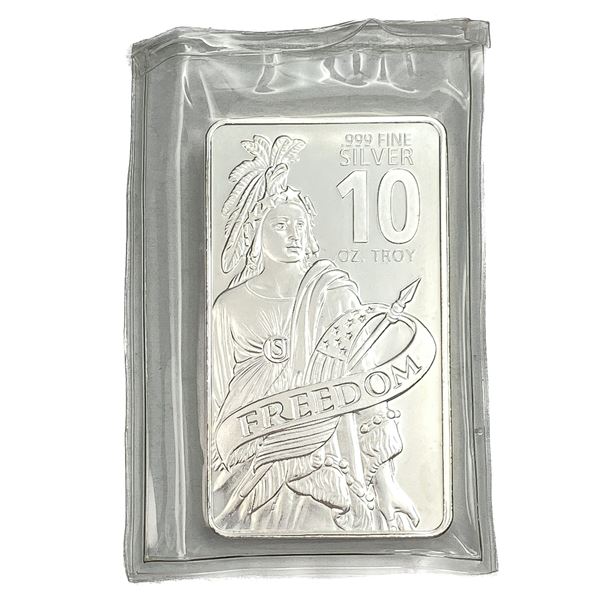 Freedom 10 oz Silver Bar