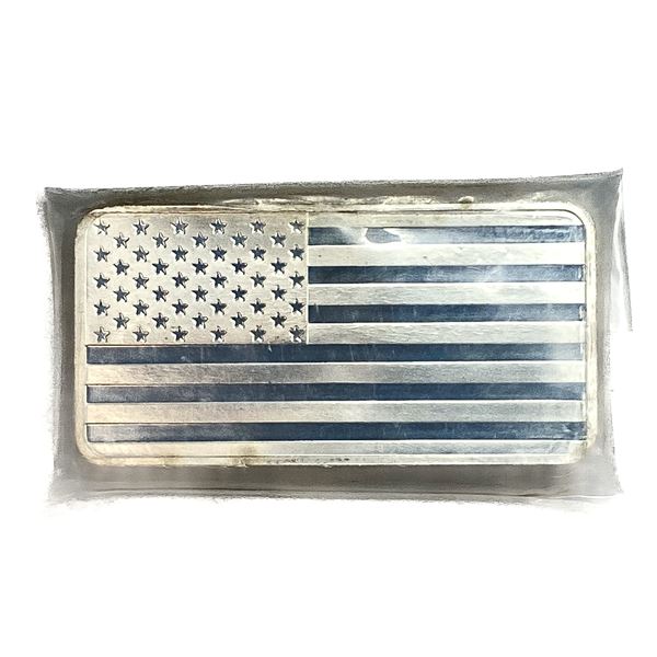 American Flag 10 oz Silver Bar