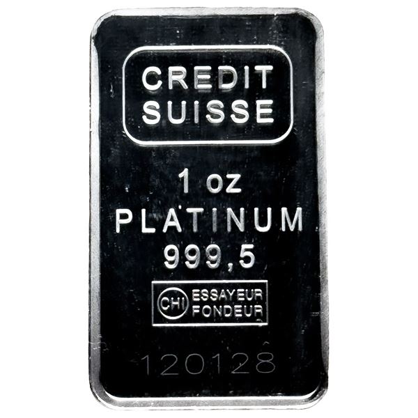 1 oz Platinum Bar