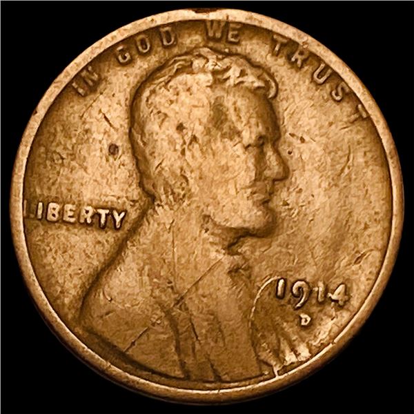 1914-D Lincoln Wheat Cent NICELY CIRCULATED