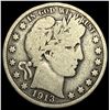 Image 1 : 1913 Barber Half Dollar NICELY CIRCULATED