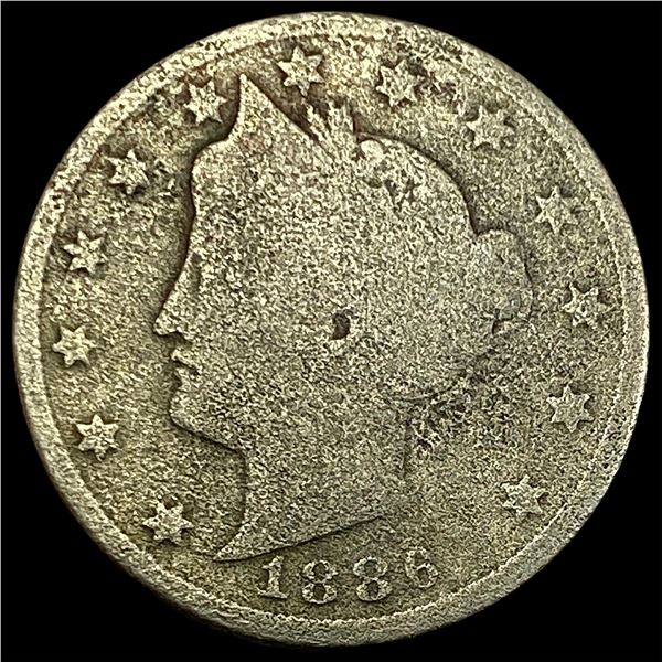 1886 Liberty Head Nickel NICELY CIRCULATED