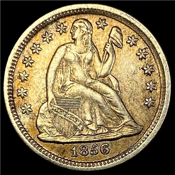 1856 Seated Liberty Dime CHOICE AU