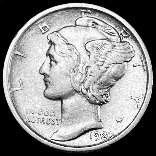 1920-D Mercury Dime CLOSELY UNCIRCULATED