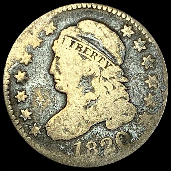 1820 Capped Bust Dime NICELY CIRCULATED