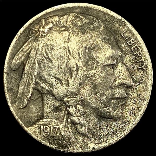 1917-D Buffalo Nickel CLOSELY UNCIRCULATED