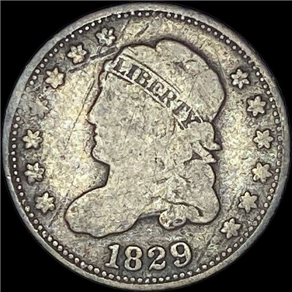 1829 Capped Bust Half Dime NICELY CIRCULATED