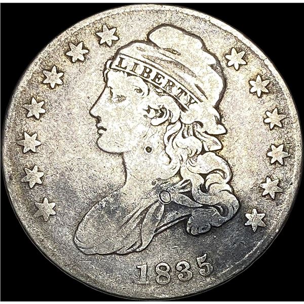 1835 Silver Capped Bust Half Dollar NICELY CIRCULATED