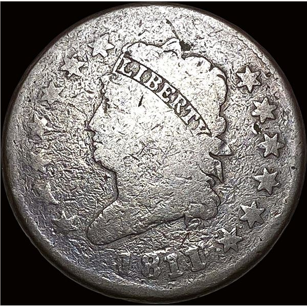 1811 Classic Head Large Cent NICELY CIRCULATED