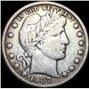 1907-O Silver Barber Half Dollar LIGHTLY CIRCULATED