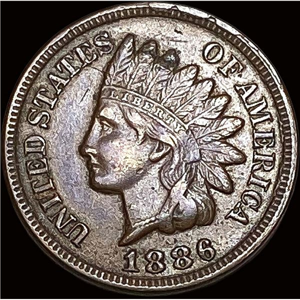 1886 Indian Head Cent NEARLY UNCIRCULATED