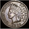 Image 1 : 1886 Indian Head Cent NEARLY UNCIRCULATED
