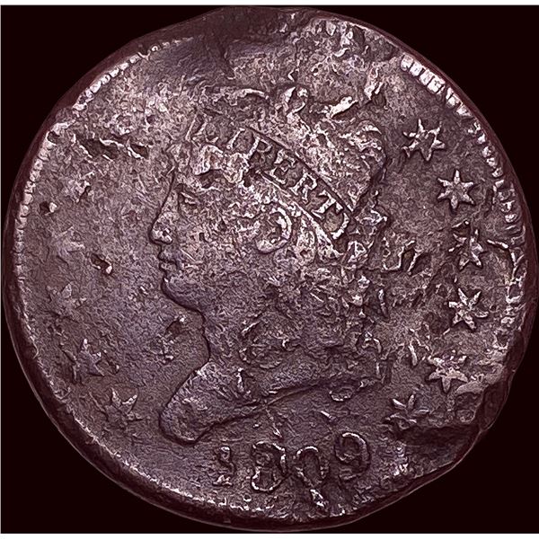 1809 Classic Head Large Cent HIGH GRADE