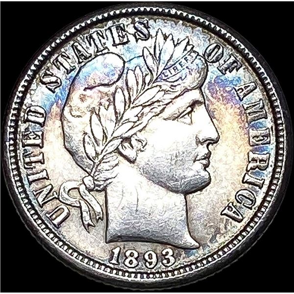 1893-O Silver Barber Dime CLOSELY UNCIRCULATED