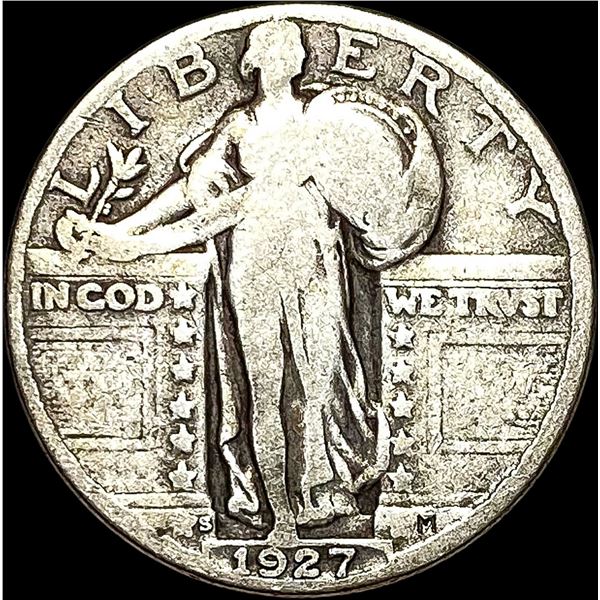 1927-S Standing Liberty Quarter NICELY CIRCULATED