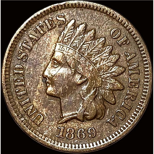 1869 Indian Head Cent NICELY CIRCULATED