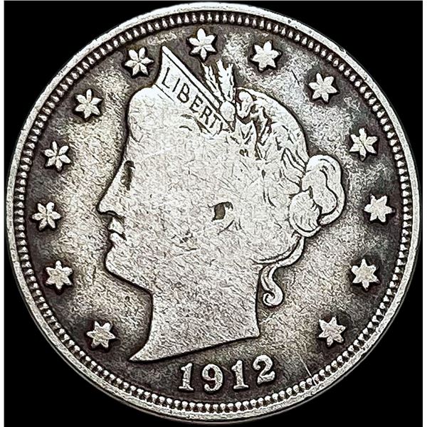 1912-S Liberty Head Nickel NICELY CIRCULATED