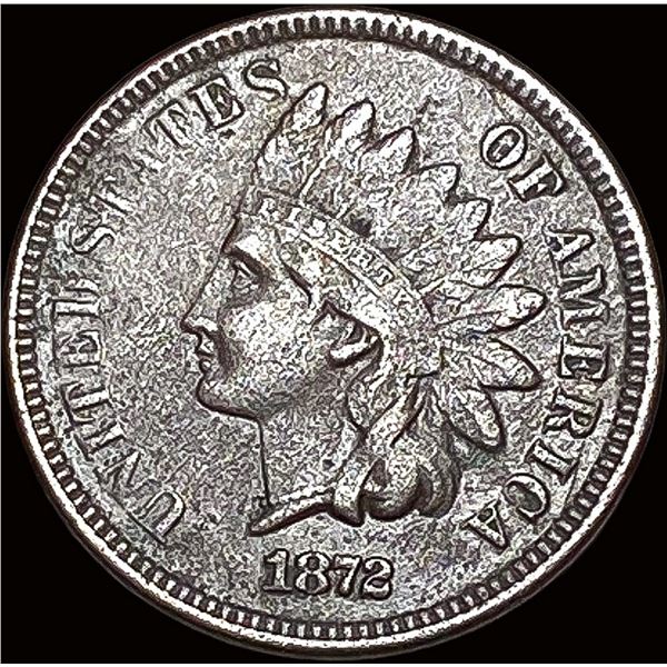 1872 Indian Head Cent LIGHTLY CIRCULATED