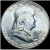 Image 1 : 1949-S FBL Silver Half Dollar Franklin CHOICE BU
