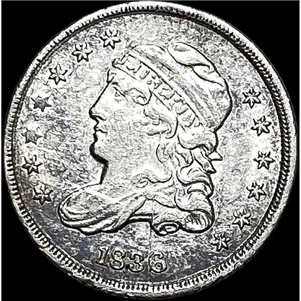 1836 Capped Bust Half Dime CLOSELY  UNCIRCULATED