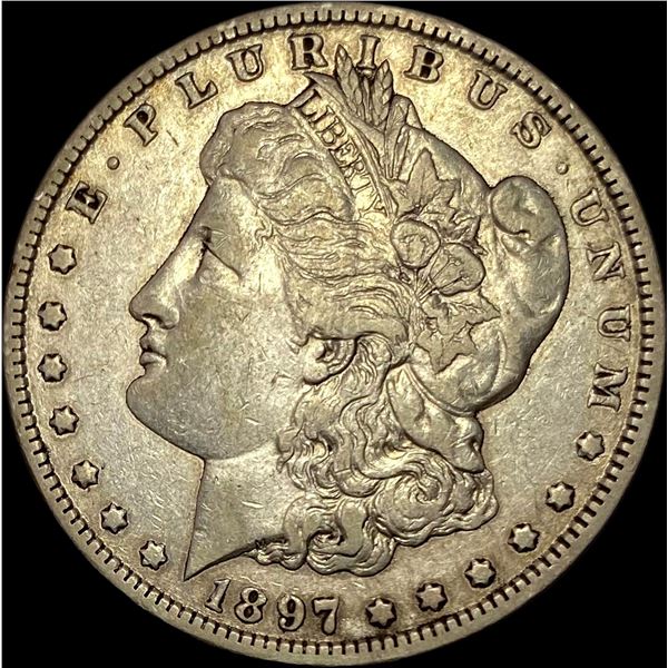 1897-O Silver Morgan Dollar NEARLY  UNCIRCULATED