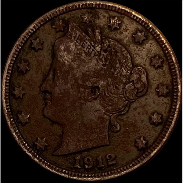 1912-D Liberty Head Nickel LIGHTLY CIRCULATED