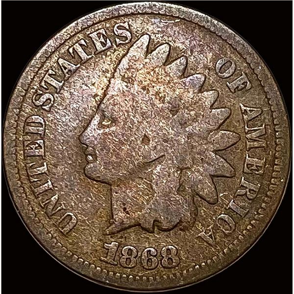1868 Indian Head Cent NICELY CIRCULATED