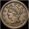 1852 Braided Hair Large Cent LIGHTLY  CIRCULATED