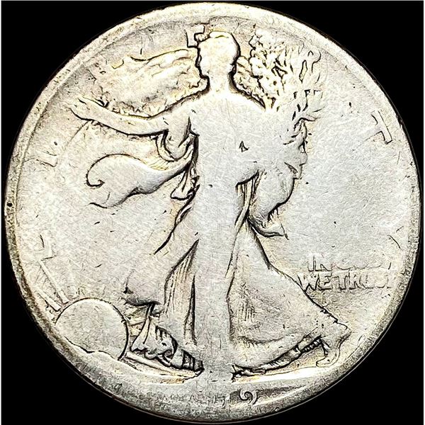 1919-D Silver Walking Liberty Half Dollar  NICELY CIRCULATED