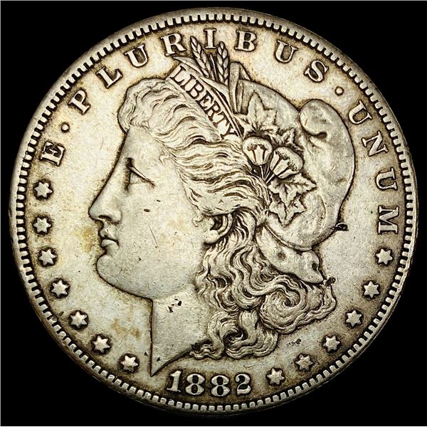 1882-CC Morgan Silver Dollar NEARLY  UNCIRCULATED