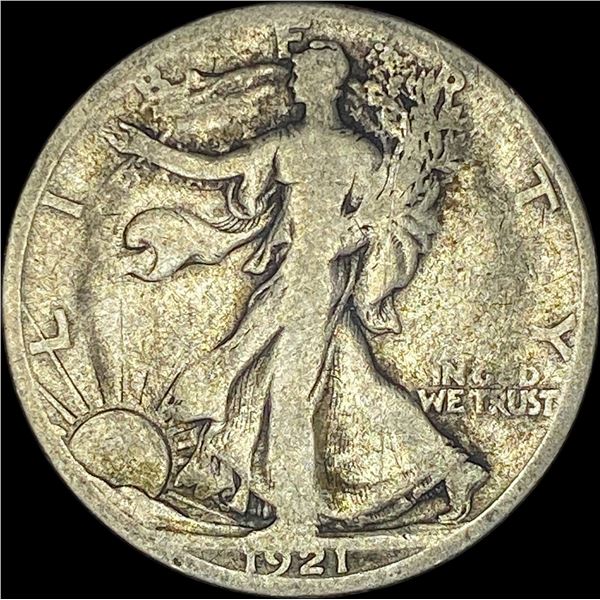1921-S Walking Liberty Half Dollar NICELY CIRCULATED