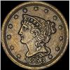 Image 1 : 1853 Braided Hair Half Cent CLOSELY UNCIRCULATED