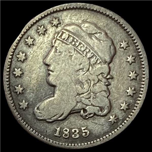 1835 Capped Bust Half Dime NICELY CIRCULATED