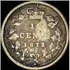Image 2 : 1872-H Canada 1 Cent Victoria Bronze NICELY CIRCULATED
