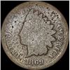 Image 1 : 1869 Indian Head Cent NICELY CIRCULATED