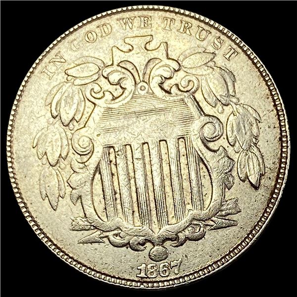 1867 Shield Nickel HIGH GRADE
