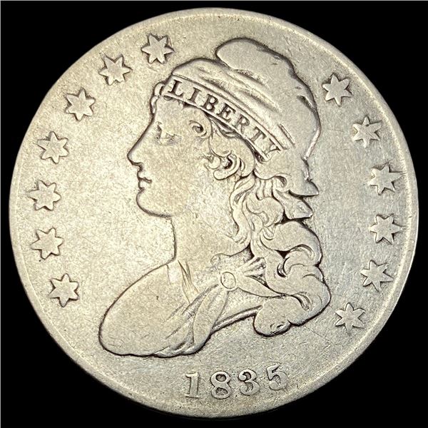 1835 Capped Bust Half Dollar NICELY  CIRCULATED