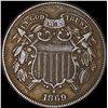 Image 1 : 1869 Bronze Two-Cent Piece NEARLY UNCIRCULATED