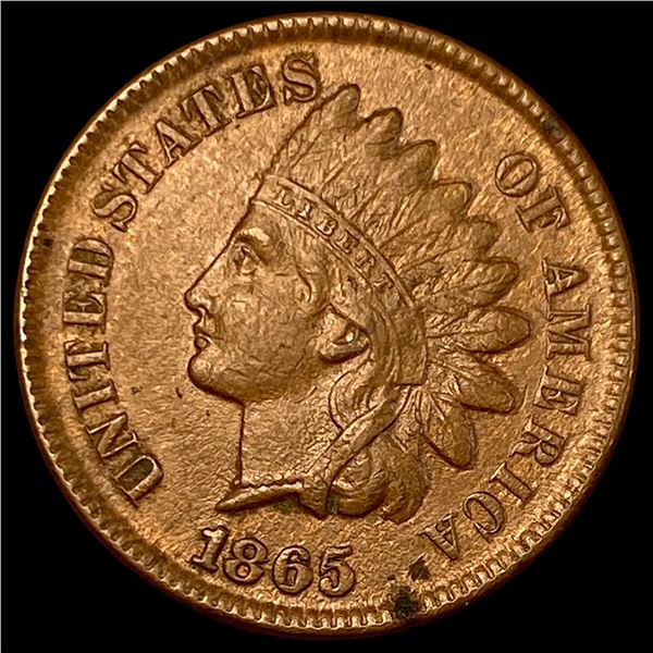 1865 Indian Head Cent CHOICE AU