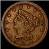 1851 Braided Hair Half Cent NEARLY  UNCIRCULATED