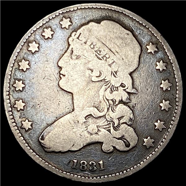 1831 Capped Bust Silver Quarter NICELY  CIRCULATED