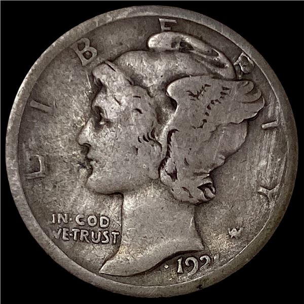 1921-D Silver Mercury Dime NICELY CIRCULATED
