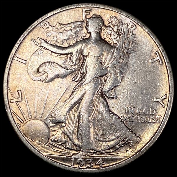 1934-S Walking Liberty Half Dollar CLOSELY  UNCIRCULATED