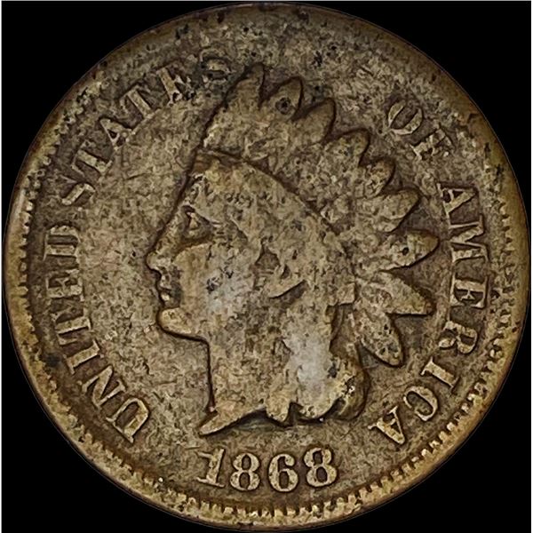 1868 Indian Head Cent NICELY CIRCULATED