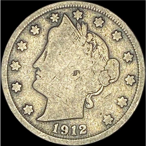 1912-S Liberty Head Nickel NICELY CIRCULATED