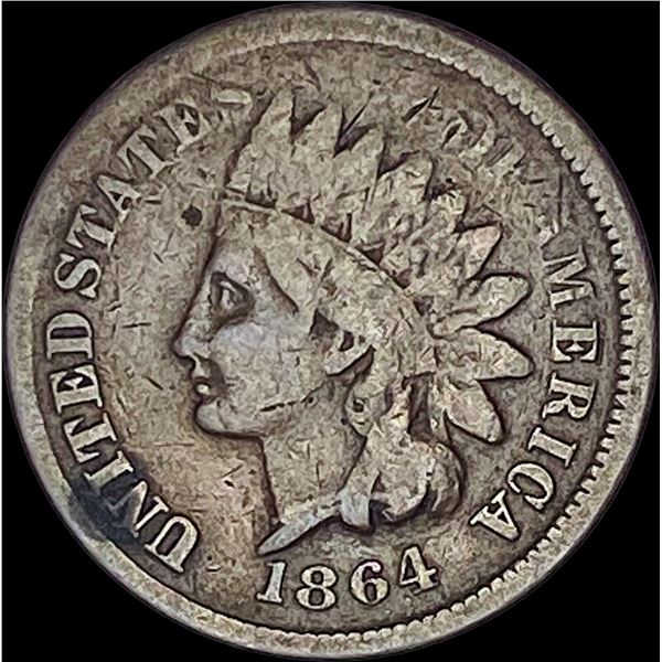 1864-L Indian Head Cent NICELY CIRCULATED
